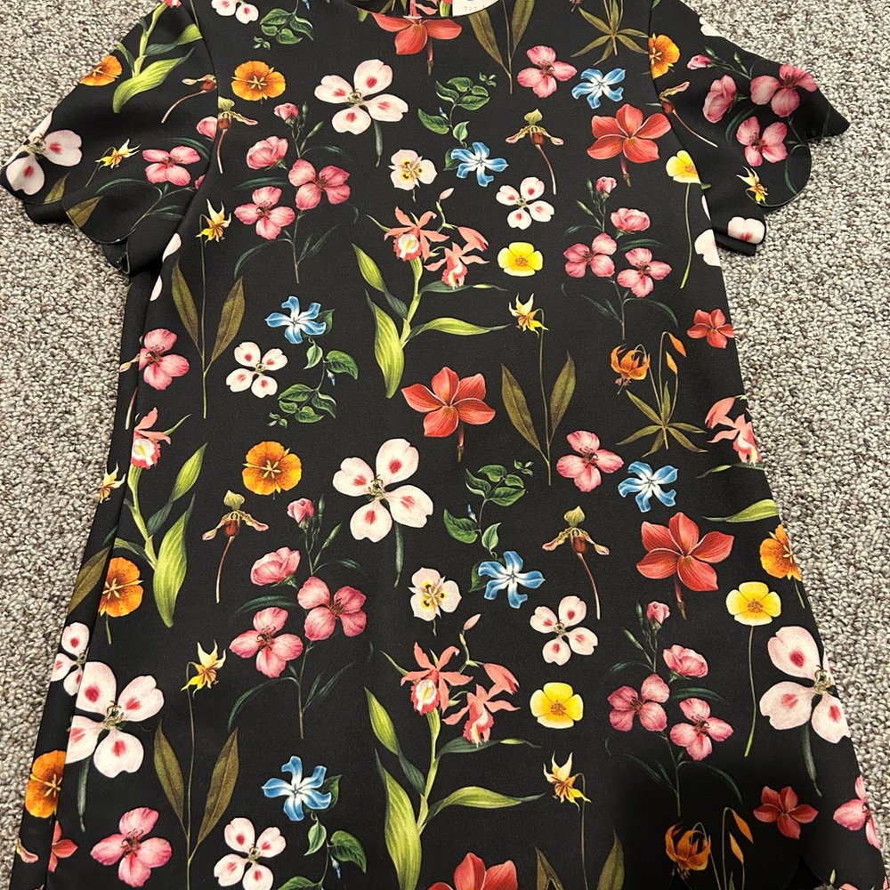 Ted Baker black/floral top.